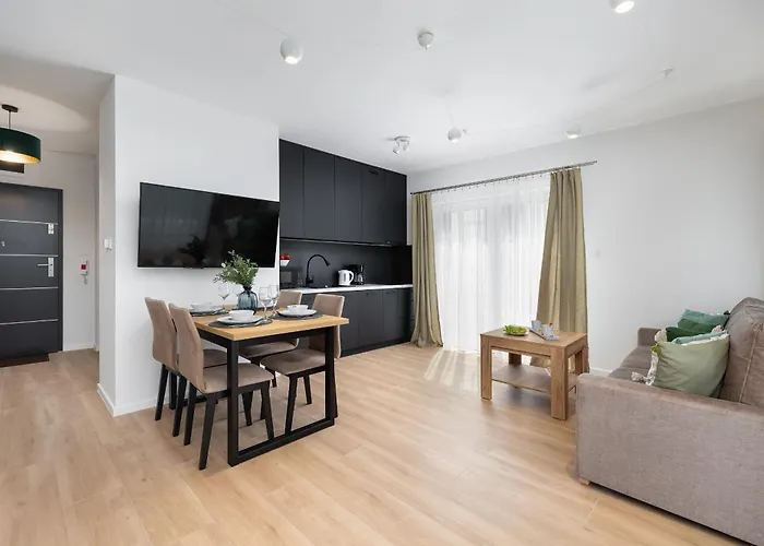 Stylowy Blisko Morza Z Parkingiem Zielona 3a By Renters アパート